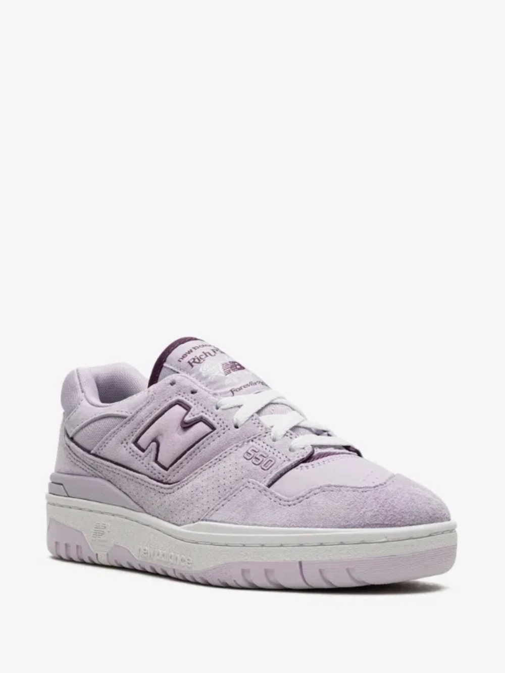 RICH Paul x New Balance 550 Lavender Suede Low-Top Sneaker